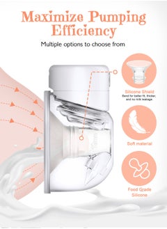 URbazaar 6 Pieces 19mm Breast Milk Pump Inserts Compatible With Momcozy S12 Pro/S9 Pro/S12/S9 (19mm)  - Image 3