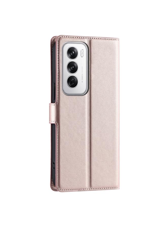 S-TOP Case For OPPO Reno12 5G Global Voltage Ultra-thin Dot Leather Phone Case - Image 3
