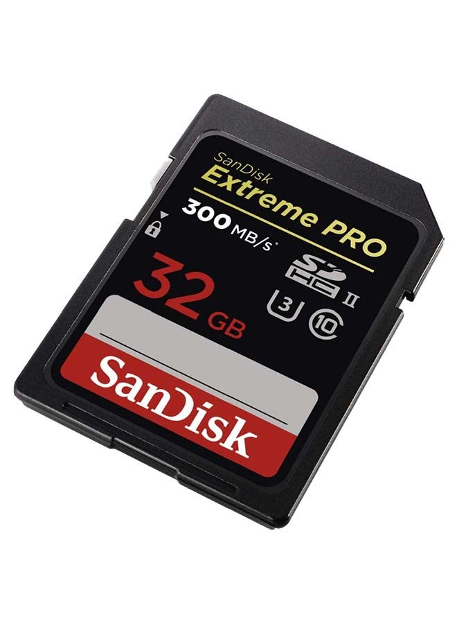 sandisk Extreme PRO Upto 300MB/s UHS-II Class 10 U3 SDHC Memory Card 32 GB SDSDXPK-032G-GN4IN - Image 4