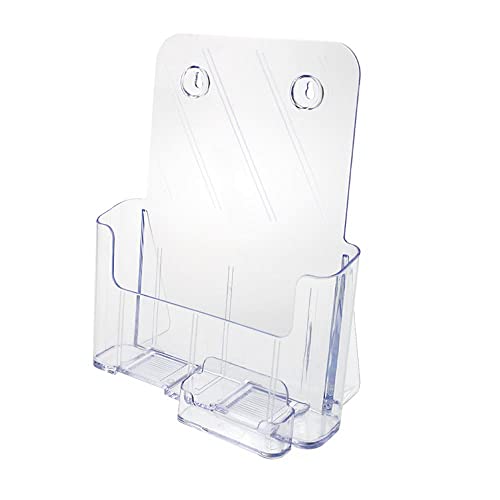 SourceOne Source One Large Brochure Holder 8.5 x 11 Inches with Business Card Holder - Image 1