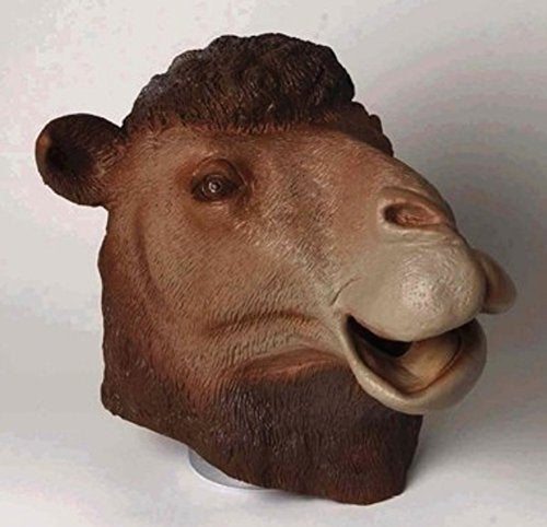 Gmasking Latex Camel Head Mask for Halloween Party Costume Props - Image 2