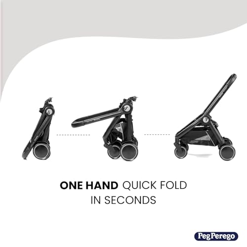 Peg Perego City Loop Frame Only | Compact Travel System from Infant to Toddler | Air Travel Friendly | Compatible with All Primo Viaggio Infant Car Seats-Sold Separately - Image 2