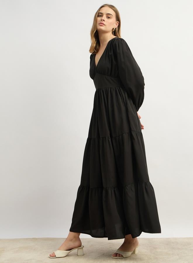 Styli Tiered Maxi Dress  - Image 3