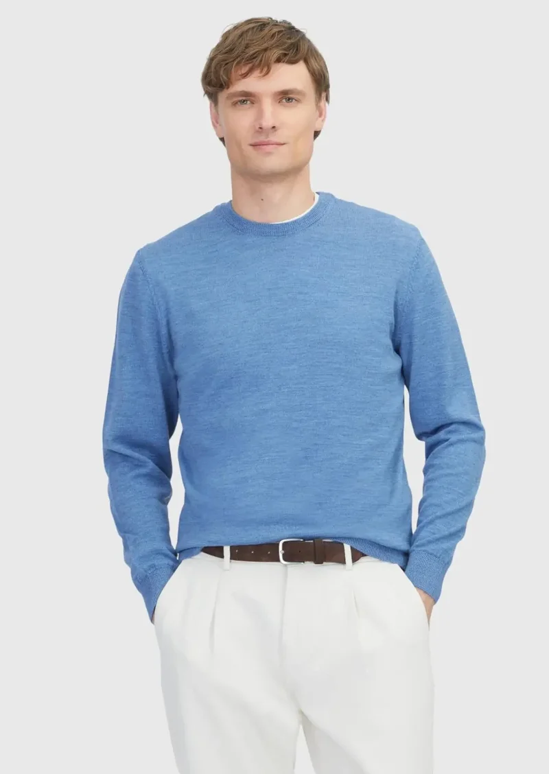 RAMSEY Indigo Knitwear Sweatshirt