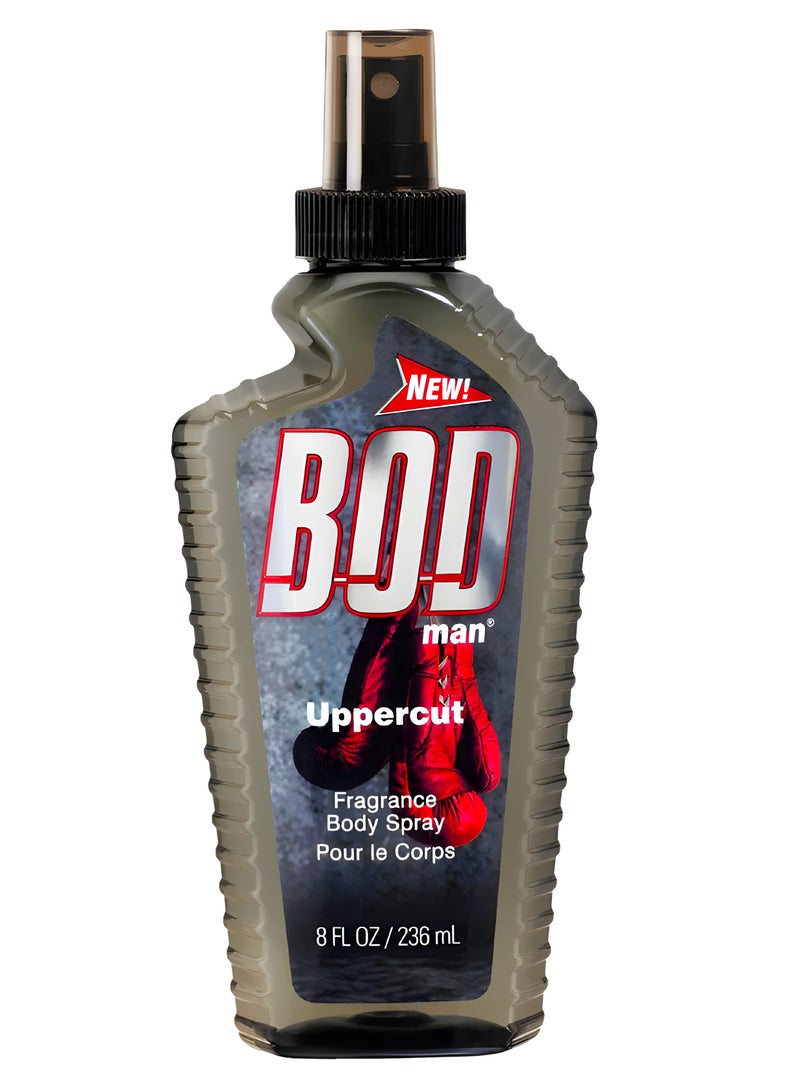 BOD Man Uppercut Fragrance Body Spray 8 FL OZ / 236 mL