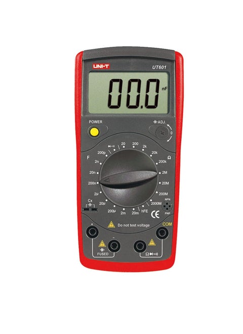 UNI-T UT601 Professional Capacitance Meter, Digital LCR Meter for Capacitance, Resistance, and Continuity Testing
