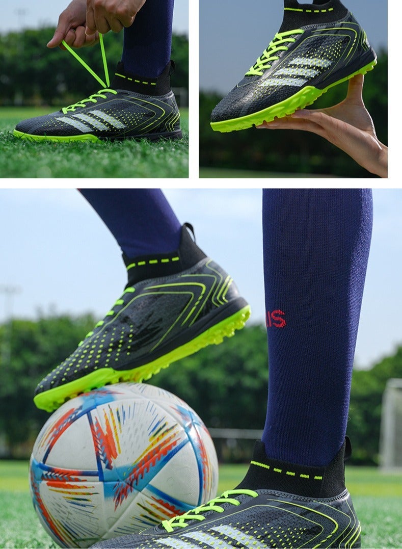SKT Shiketro Grip And Non-Slip Sports Shoes, Men's And Women's Football Shoes, Professional Competition Football Shoes Training, Breathable And Lightweight Outdoor Youth - Image 3