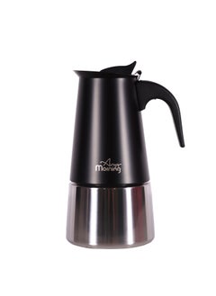 Any Morning Stovetop Stainless Steel Espresso Coffee Maker 300ML Black - pzsku/ZBD98962574D8633961F2Z/45/_/1739792851/701fd0bd-3457-4ba0-8de2-79b8a3982f16