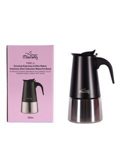 Any Morning Stovetop Stainless Steel Espresso Coffee Maker 300ML Black - pzsku/ZBD98962574D8633961F2Z/45/_/1739792888/413bc6eb-9417-4649-88d6-4179c03bb292