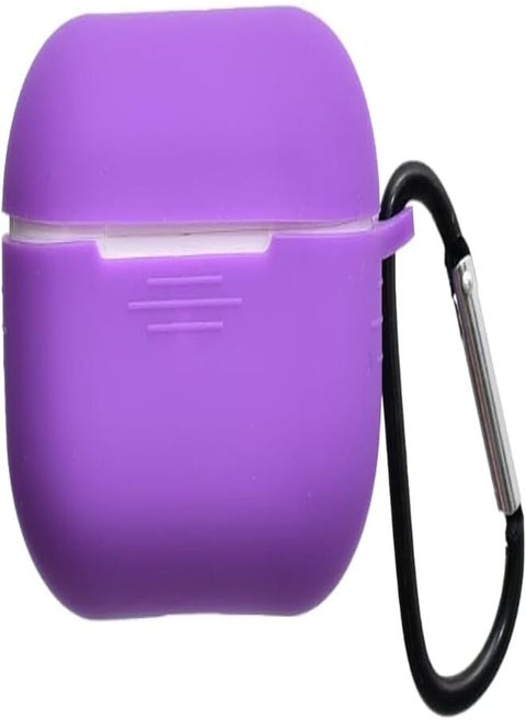 G-Power Silicone Airpod Protective Case Containing Safe Edges With Simple Design And Easy Install For Airpods Pro - Purple