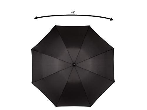 ShedRain Umbrellas Rain Essentials Manual Compact, Black, One Size - Image 4