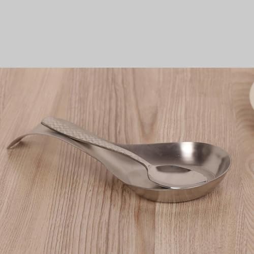 INKULTURE Stainless Steel Spoon Rest for Home & Kitchen, Pack 02 Pcs | Large | Spatula Ladle Holder | Spoon Rest Holder - Image 5