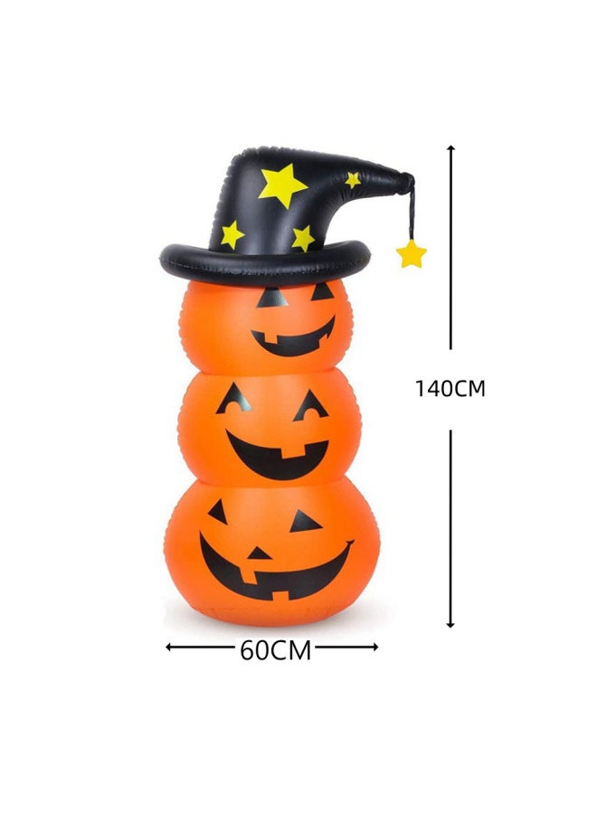 Loquat Tumbler White Ghost Party Santa Claus Decoration Snowman Model Inflatable Pumpkin Man Props-Color:Pumpkin Tumbler-Specifications:Pp Bag Packaging - Image 1