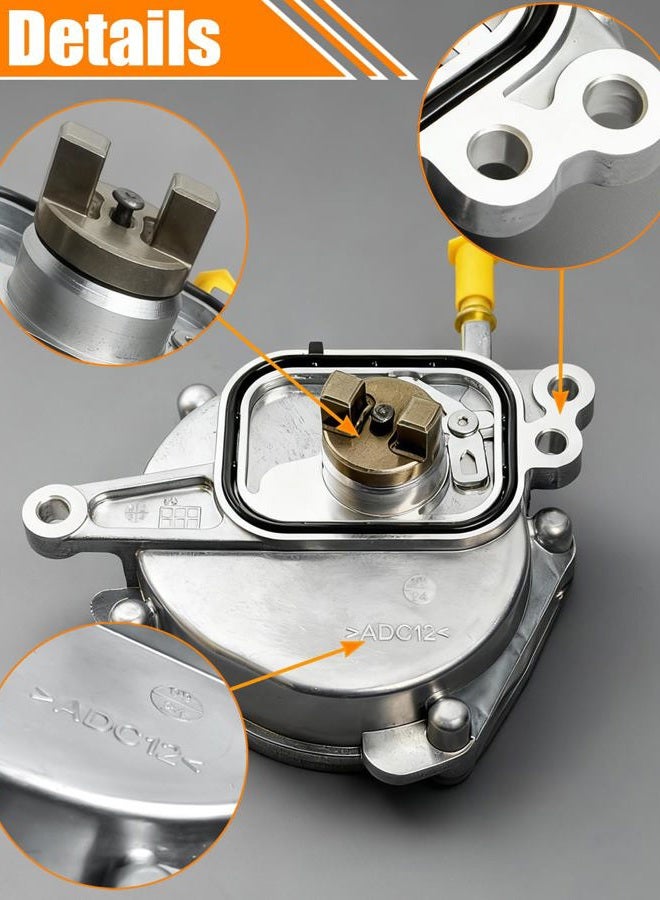 Quivimoro 29300-F0011 Brake Vacuum Pump Fits for Toyota Avalon 2020-2022, for RAV4 2019-2022, for Camry 2018-2022, for Lexus ES350 ES350 2019-2022 2.5L, Vacuum Pump Replace OE# 29300-25011 29300-25012 - Image 4
