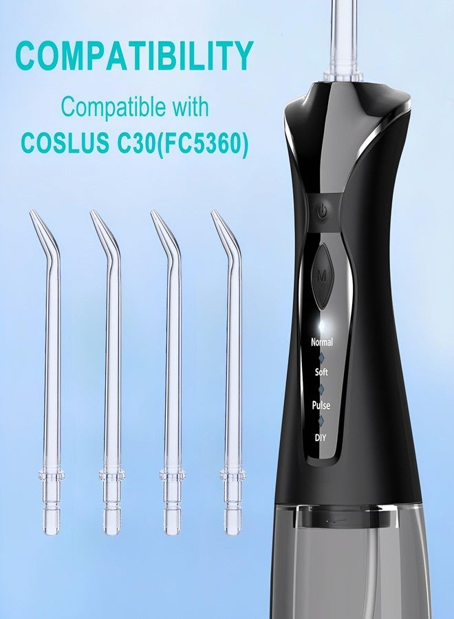 FUNSEE Replacement Tips for COSLUS FC5360 Water Flosser, Water Flosser Replacement Tips Oral Irrigator Jet Tip Only Compatible COSLUS FC5360(C30 Water Flosser - Image 2