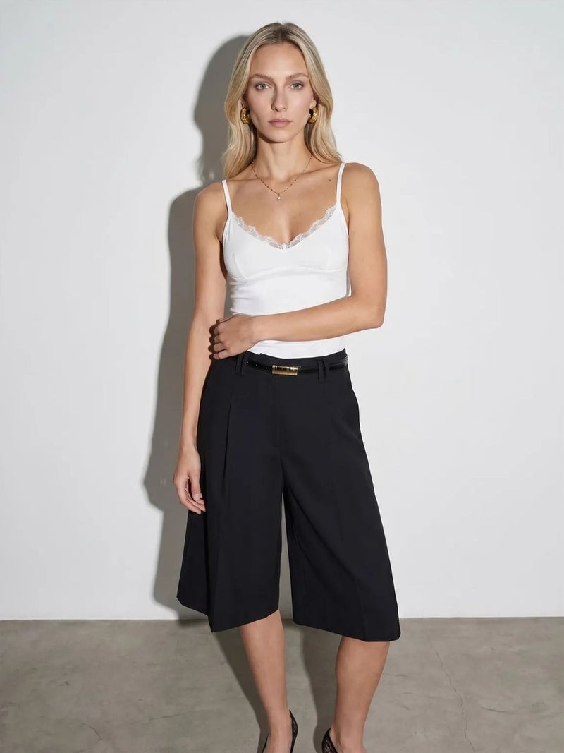 DILVIN Lace V-Neck Sleeveless Cami Blouse - Image 3