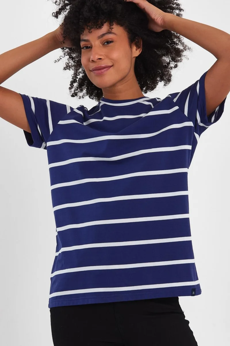 Alexander Gardi Striped Comfort Fit T-Shirt (E23-00148)