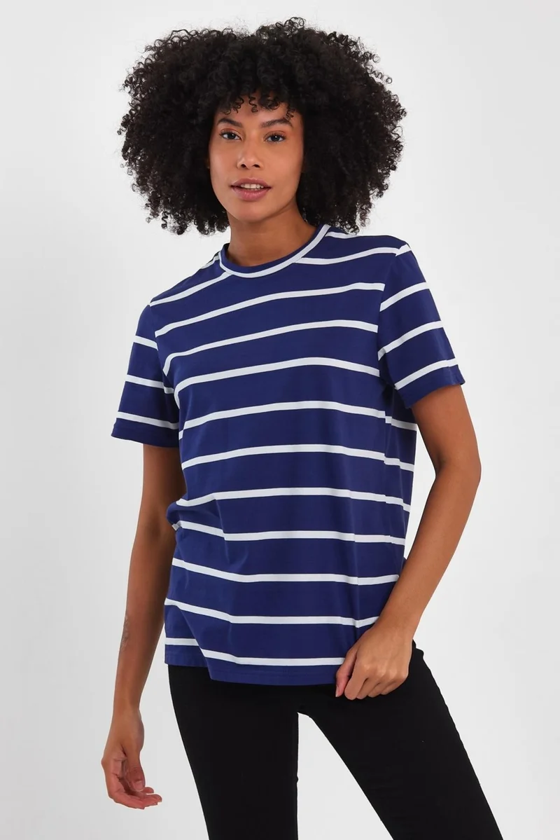 Alexander Gardi Striped Comfort Fit T-Shirt (E23-00148)