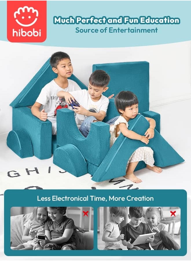 Kids' Modular Building Block Set - 14-Piece Creative Foam Play Couch for Fun & Learning