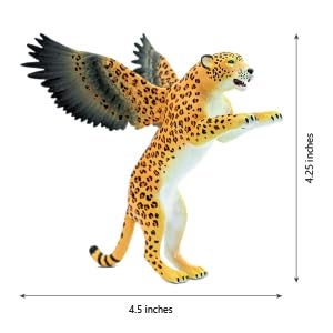 Randimals Leopard Figurine Toy Eagle Wings 5 Premium Hard Rubber Animal Action Figure Toy Hybrid Friend Encourages Adventure Imagination - Image 5