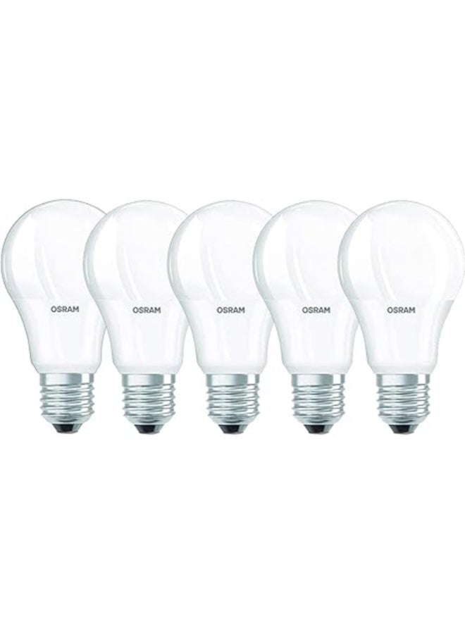 LEDVANCE Ledvance Dimmable LED Bulb Warm White E27 Classic A GLS 13W, 2700K Frosted Bulb Dimmable - Pack of 5 - Image 1