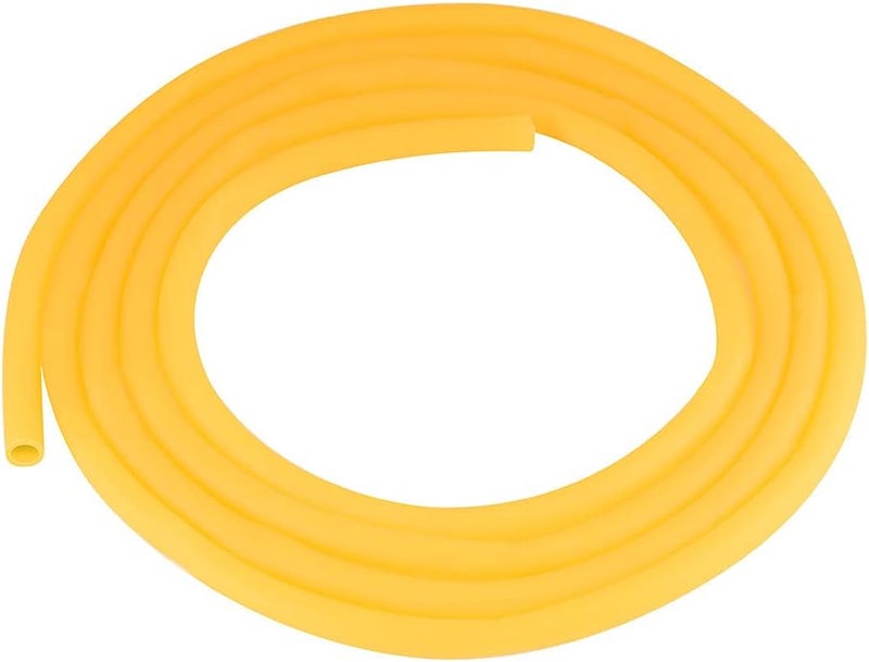Labasics Rubber Tubing, Amber, 9 Feet, 12 mm OD x 8 mm ID, Natural Rubber Latex, Highly Elastic, Strong, General Lab Use - Image 1