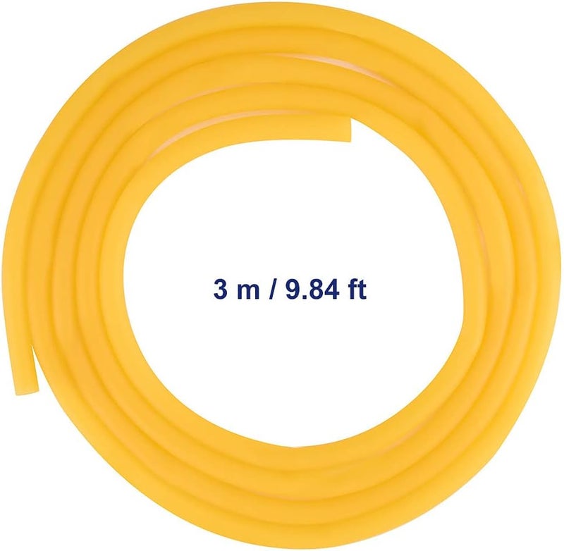 Labasics Rubber Tubing, Amber, 9 Feet, 12 mm OD x 8 mm ID, Natural Rubber Latex, Highly Elastic, Strong, General Lab Use - Image 2