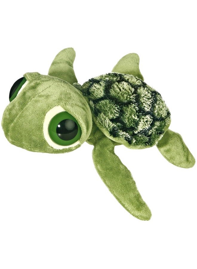 AURORA ® Enchanting Dreamy Eyes™ Slide Sea Turtle Stuffed Animal - Captivating Gaze - Aesthetic Appeal - Green 10 Inches - Image 2