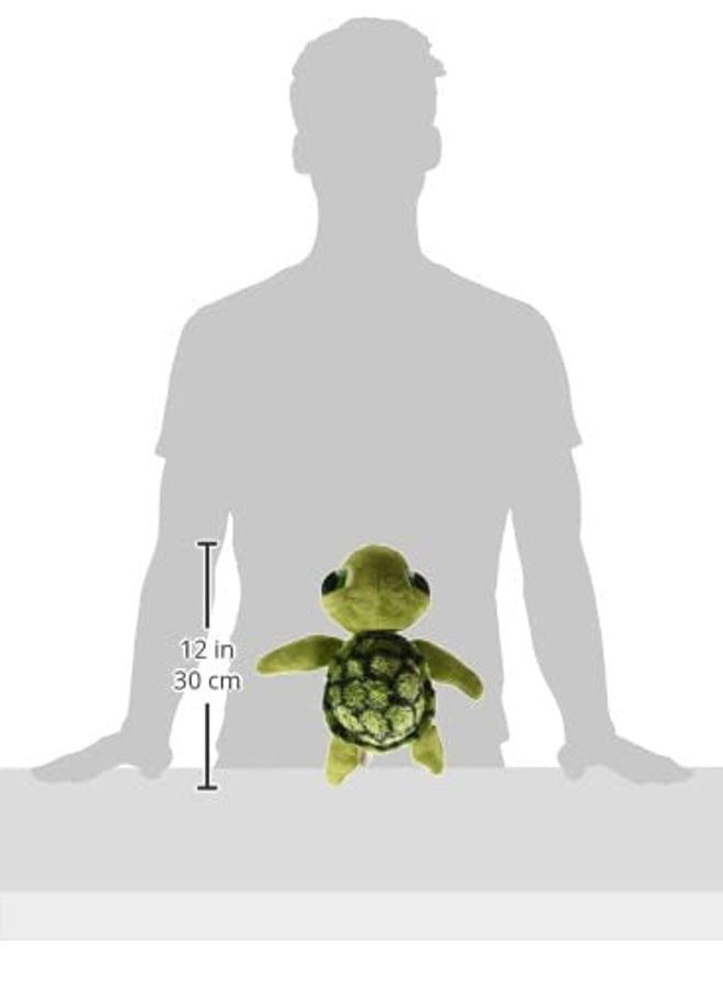 AURORA ® Enchanting Dreamy Eyes™ Slide Sea Turtle Stuffed Animal - Captivating Gaze - Aesthetic Appeal - Green 10 Inches - Image 3