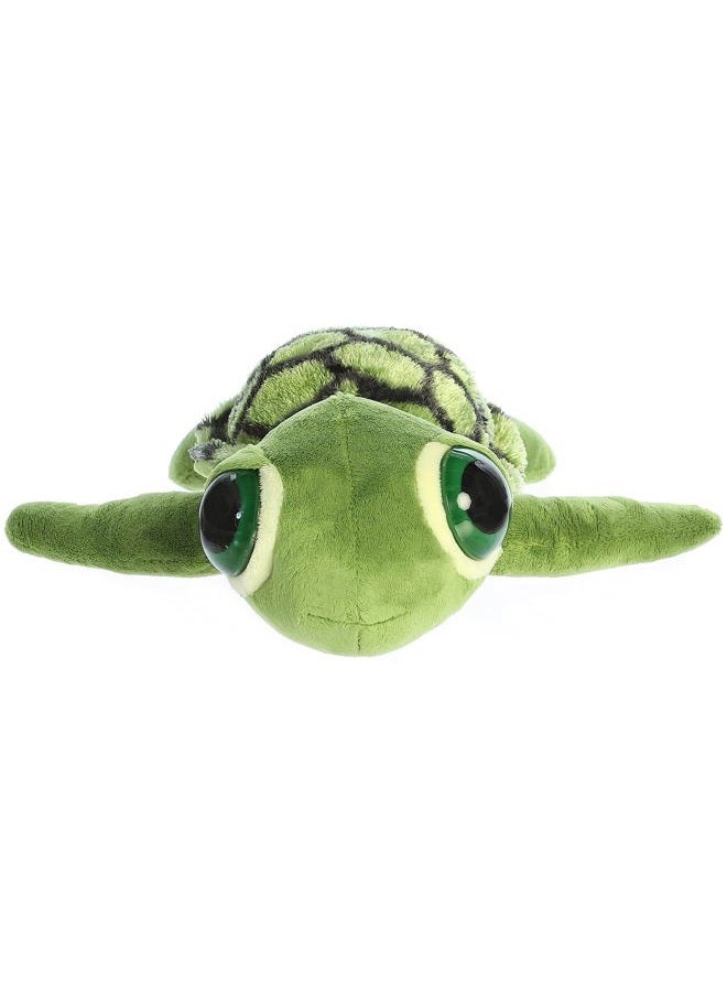 AURORA ® Enchanting Dreamy Eyes™ Slide Sea Turtle Stuffed Animal - Captivating Gaze - Aesthetic Appeal - Green 10 Inches - Image 5