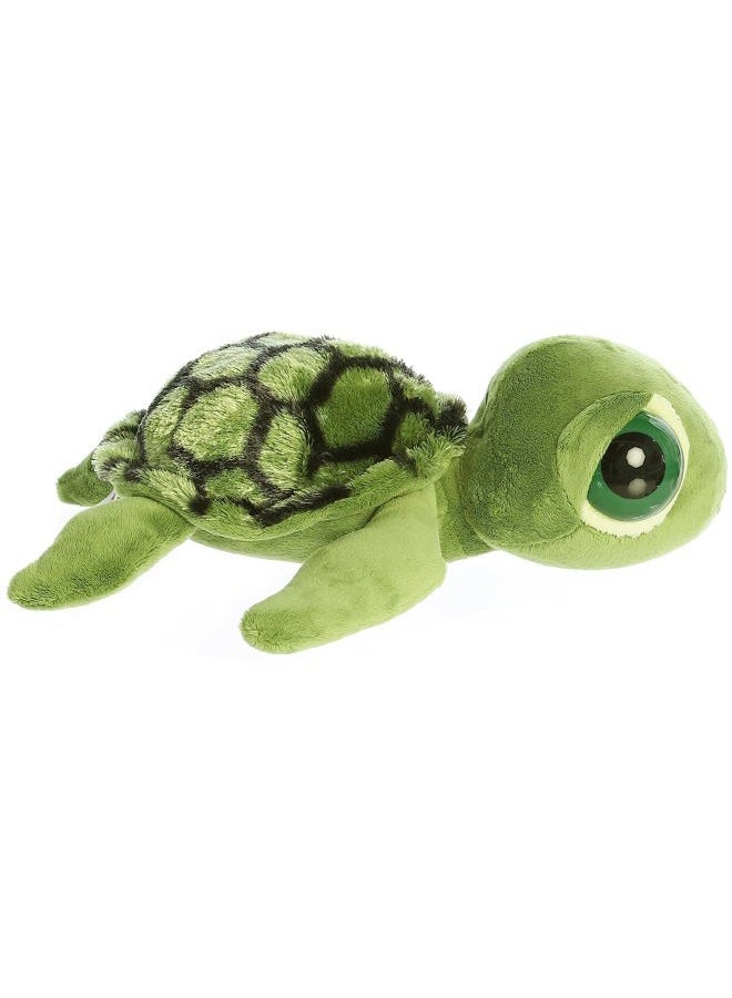 AURORA ® Enchanting Dreamy Eyes™ Slide Sea Turtle Stuffed Animal - Captivating Gaze - Aesthetic Appeal - Green 10 Inches - Image 1