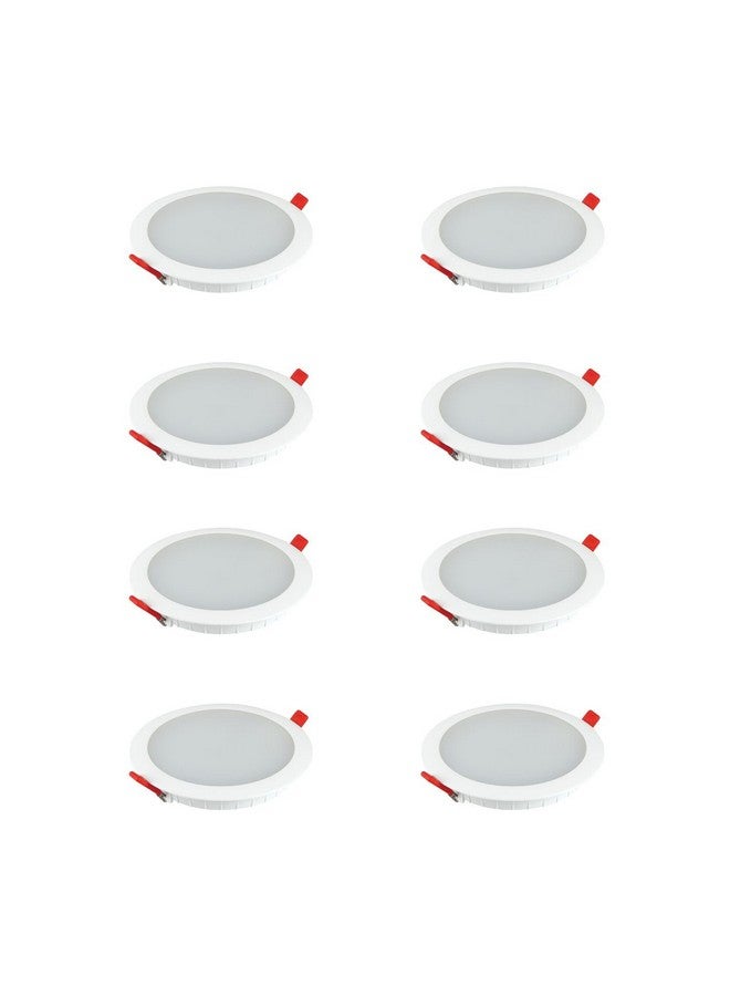 Havells Trim NXT 10W LED Round Downlighter|Neutral White|Energy Efficient|Ultra Bright Light|Suited for Low Ceiling | Premium and Compact Design |Upto 3KV Surge Protection|Anti Glare|Pack of 8 - Image 1