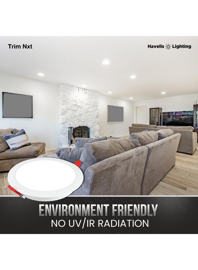 Havells Trim NXT 10W LED Round Downlighter|Neutral White|Energy Efficient|Ultra Bright Light|Suited for Low Ceiling | Premium and Compact Design |Upto 3KV Surge Protection|Anti Glare|Pack of 8 - Image 5