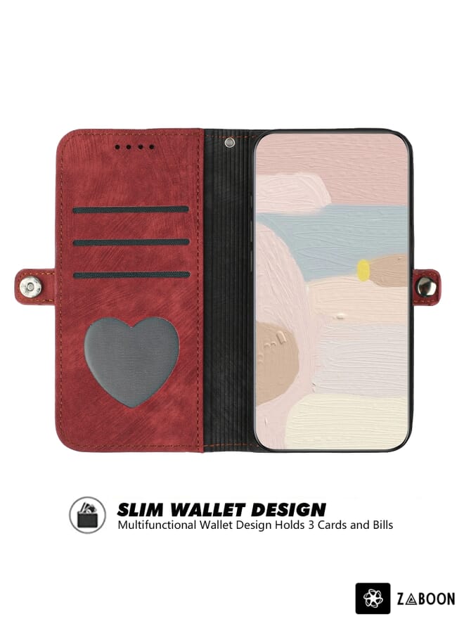 Zaboon حافظة واقية لسوني إكسبيريا 1 IV مع مشبك جانبي وحزام يد مزدوج من الجلد - Image 3