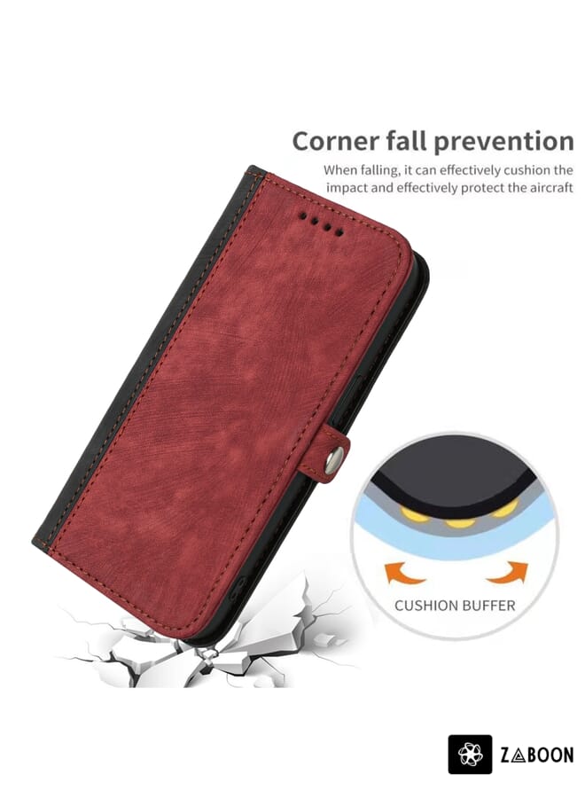 Zaboon حافظة واقية لسوني إكسبيريا 1 IV مع مشبك جانبي وحزام يد مزدوج من الجلد - Image 5