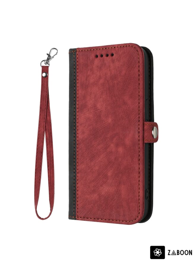 Zaboon حافظة واقية لسوني إكسبيريا 1 IV مع مشبك جانبي وحزام يد مزدوج من الجلد - Image 2