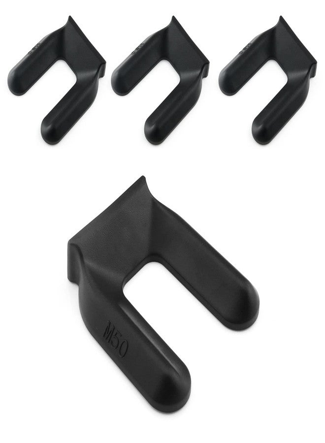 DGHAOP 4pcs Furniture Wheel Caster Cups Rubber Non-Slip Foot Mats M50 Caster Cups Keeps Bed and Furniture from Sliding Bed Caster Stopper - Image 1