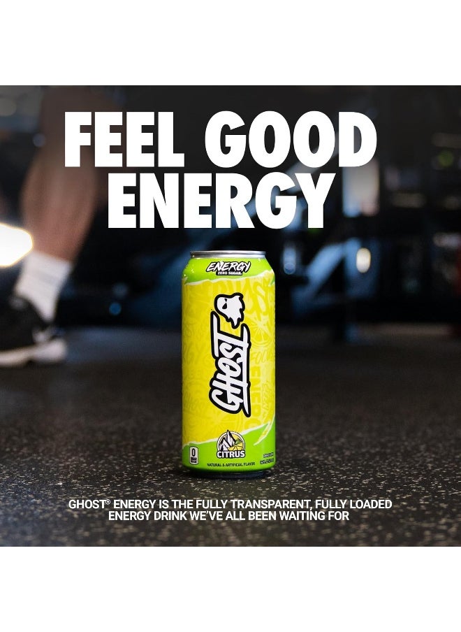 Ghost - GHOST ENERGY Sugar-Free Energy Drink - Citrus - Image 1