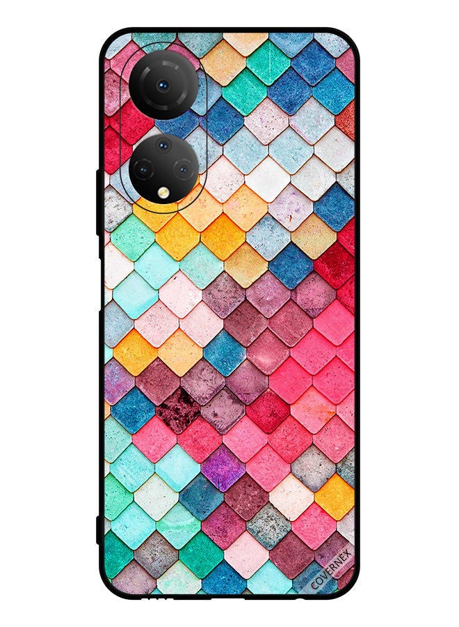 Covernex Protective Case Cover For Honor X7 Diamond Square Shape Pattern - Image 1