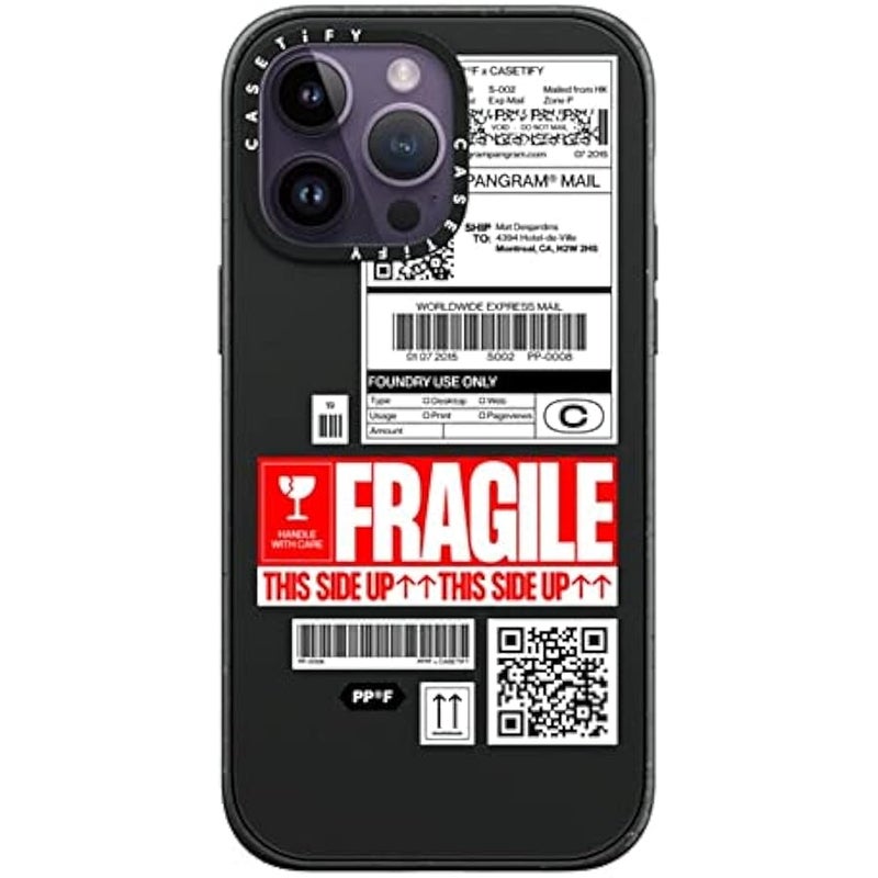 Casetify Impact iPhone 14 Pro Max Case 【4X Military Grade Drop Tested / 8.2ft Drop Protection/Compatible with Magsafe】 - PP-0008 - Matte Black - Image 1