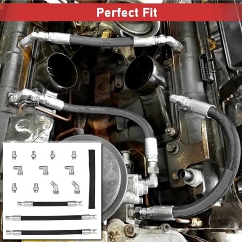 Camoo مجموعة خطوط مضخة الزيت عالية الضغط HPOP وخطوط التوصيل لسيارات فورد 1999-2003 بمحرك ديزل 7.3L Powerstroke E350 E450 E550 إكسبيديشن F250 F350 F450 F550 F650 F750 - Image 5