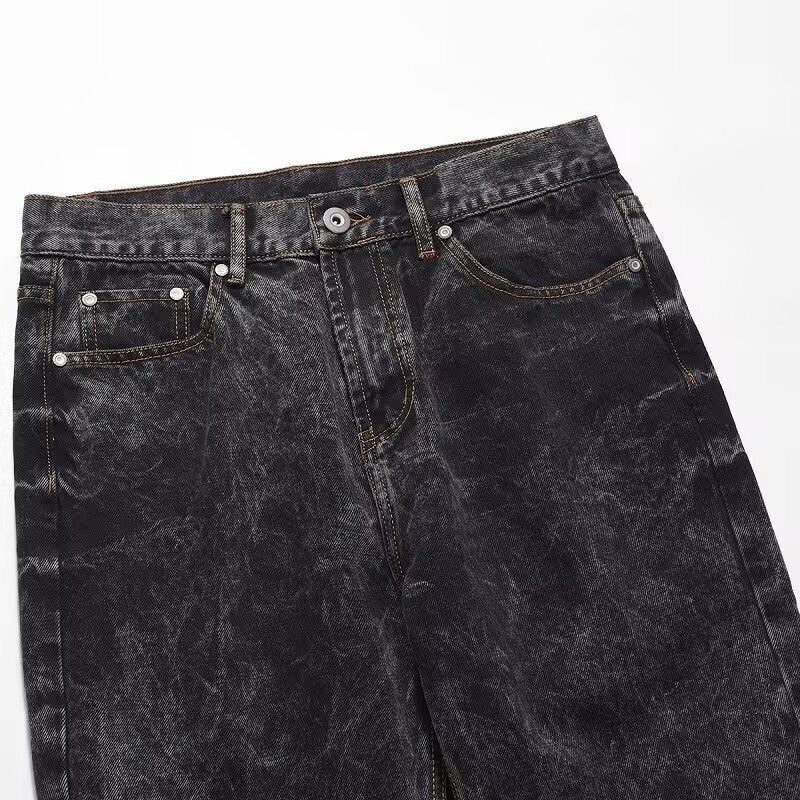 Unisex Classic Denim Jeans Loose Fit Daily Outdoor Wear - Image 4