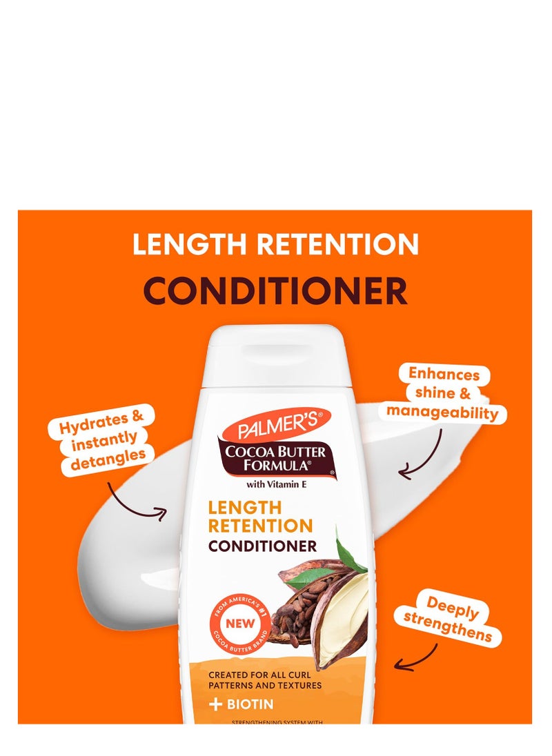 PALMER'S Palmer's Cocoa Butter & Biotin Conditioner for Length Retention, Strengthening& Enhanced Shine - 400ml  - Image 2