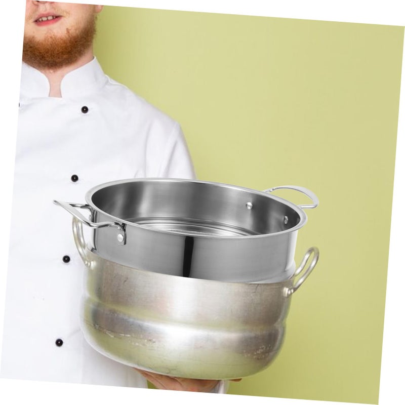 Stainless Steel Steamer Basket Compact Space Saving Cooking Rack For Vegetables Dumplings Seafood - Image 5