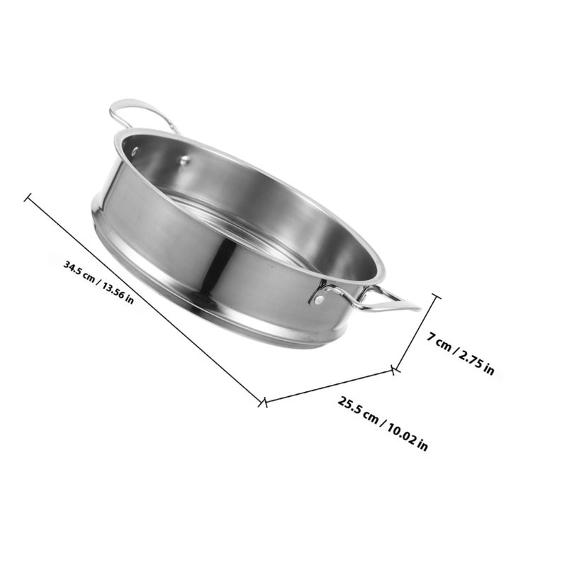 Stainless Steel Steamer Basket Compact Space Saving Cooking Rack For Vegetables Dumplings Seafood - Image 3