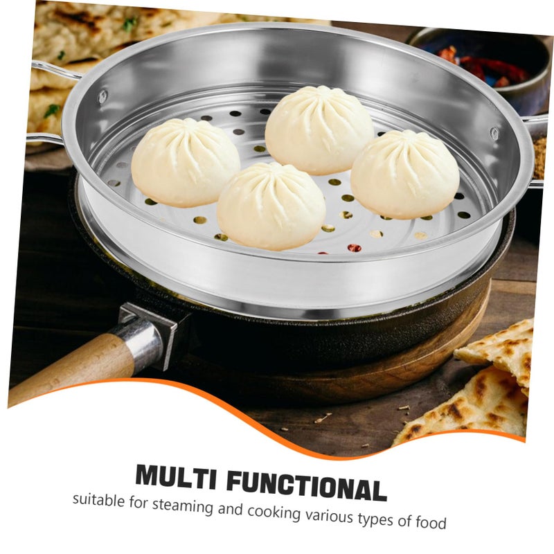 Stainless Steel Steamer Basket Compact Space Saving Cooking Rack For Vegetables Dumplings Seafood - Image 4
