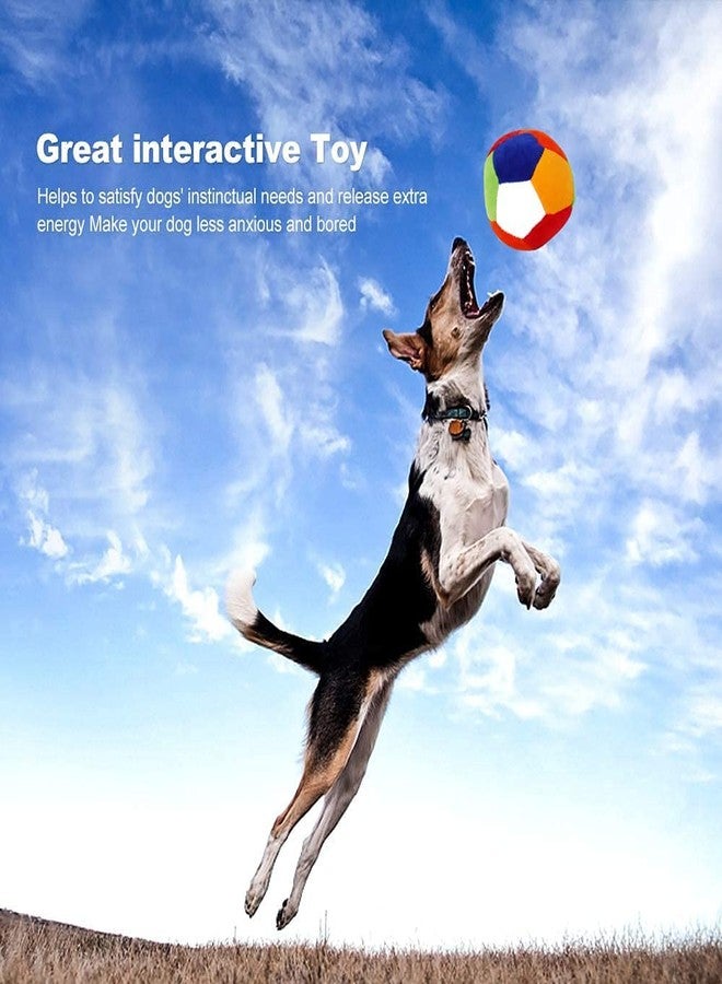 BohoBark Soft Stuffed Velvet Ball for Dogs, Puppies and Cats with Rattle Sound (Small) || Pets Exercise Ball for Training & Good Health, 11 cm (Small, Pack of 6) - Image 3