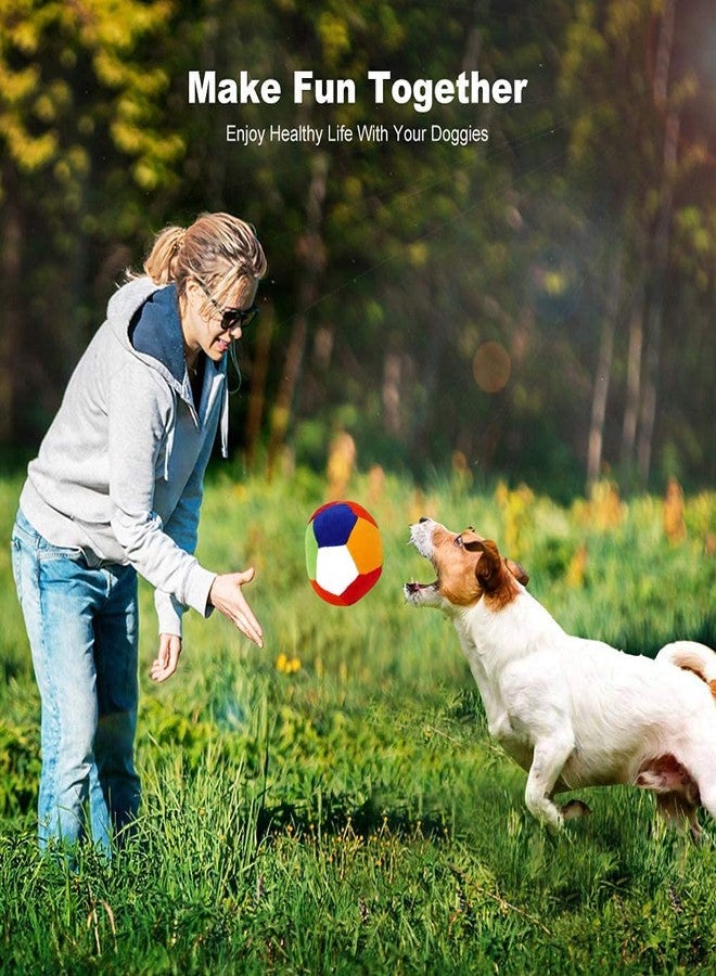 BohoBark Soft Stuffed Velvet Ball for Dogs, Puppies and Cats with Rattle Sound (Small) || Pets Exercise Ball for Training & Good Health, 11 cm (Small, Pack of 6) - Image 4