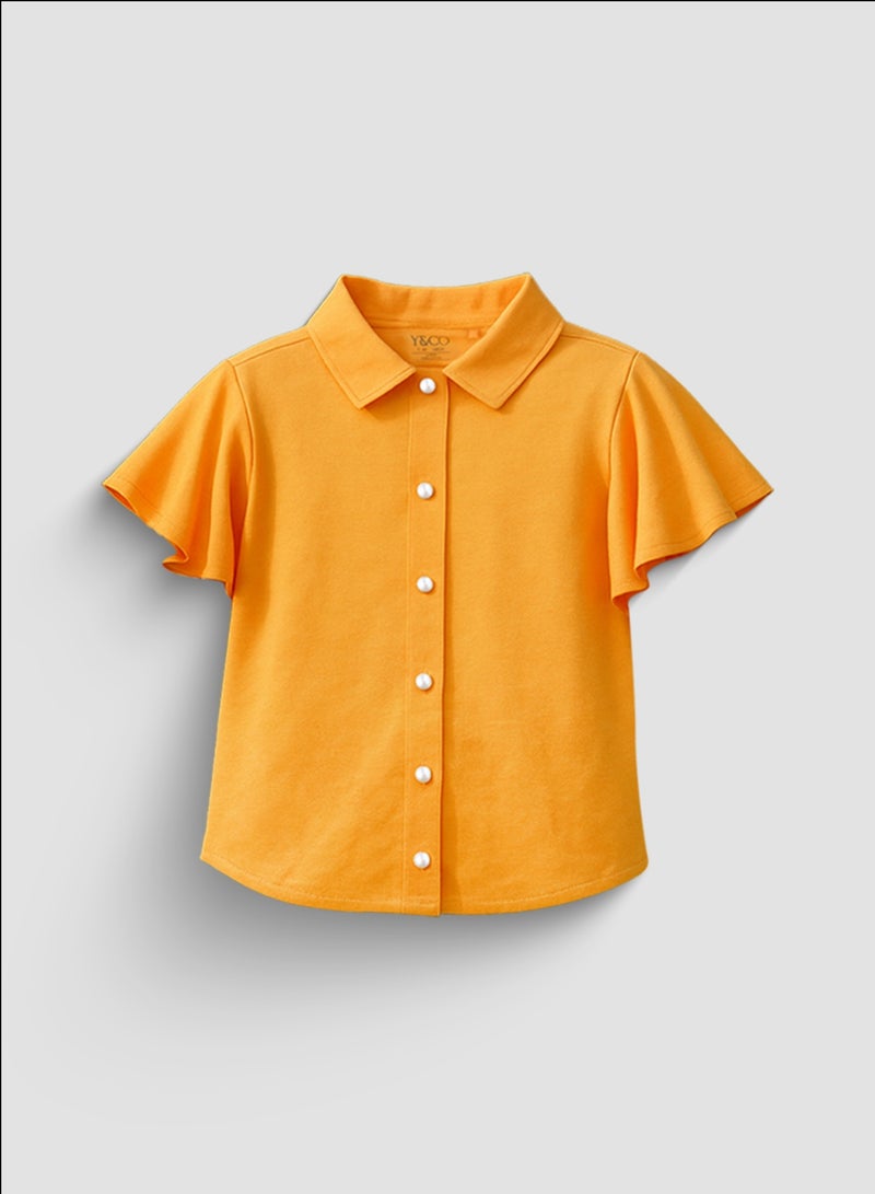 Y&CO Butterfly Sleeve Shirt - Image 1