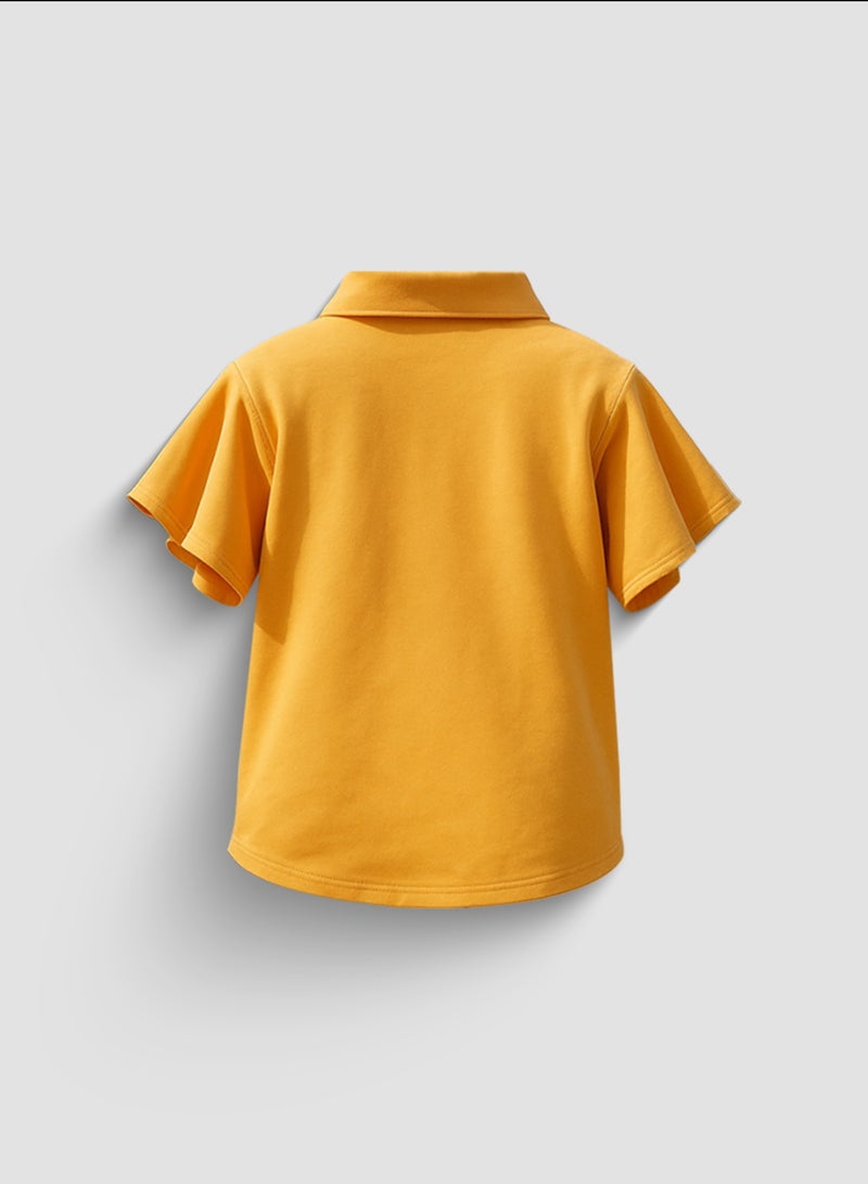 Y&CO Butterfly Sleeve Shirt - Image 2